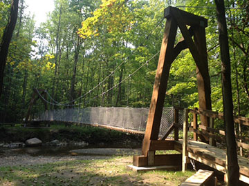 Girdled Road Reservation Pedestrian Bridge