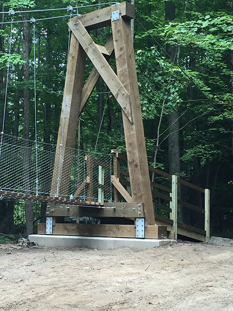 Girdled Road Reservation Pedestrian Bridge