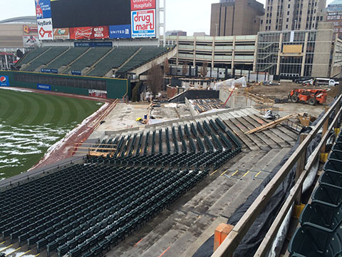 Progressive Field Right Field Renovation Project